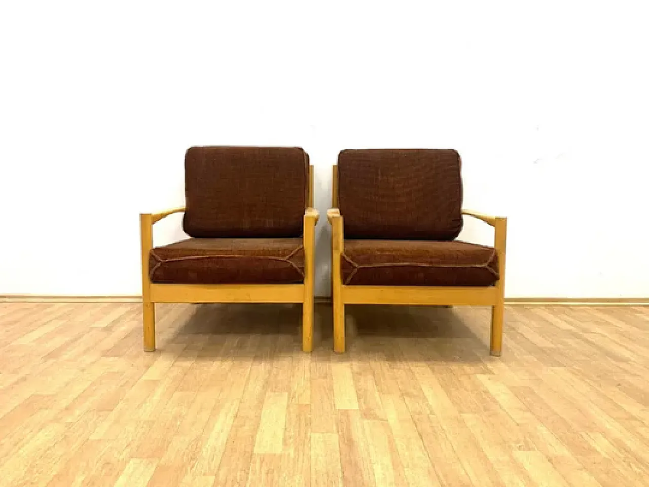Pair of Armchairs, TON, 1970s 3
