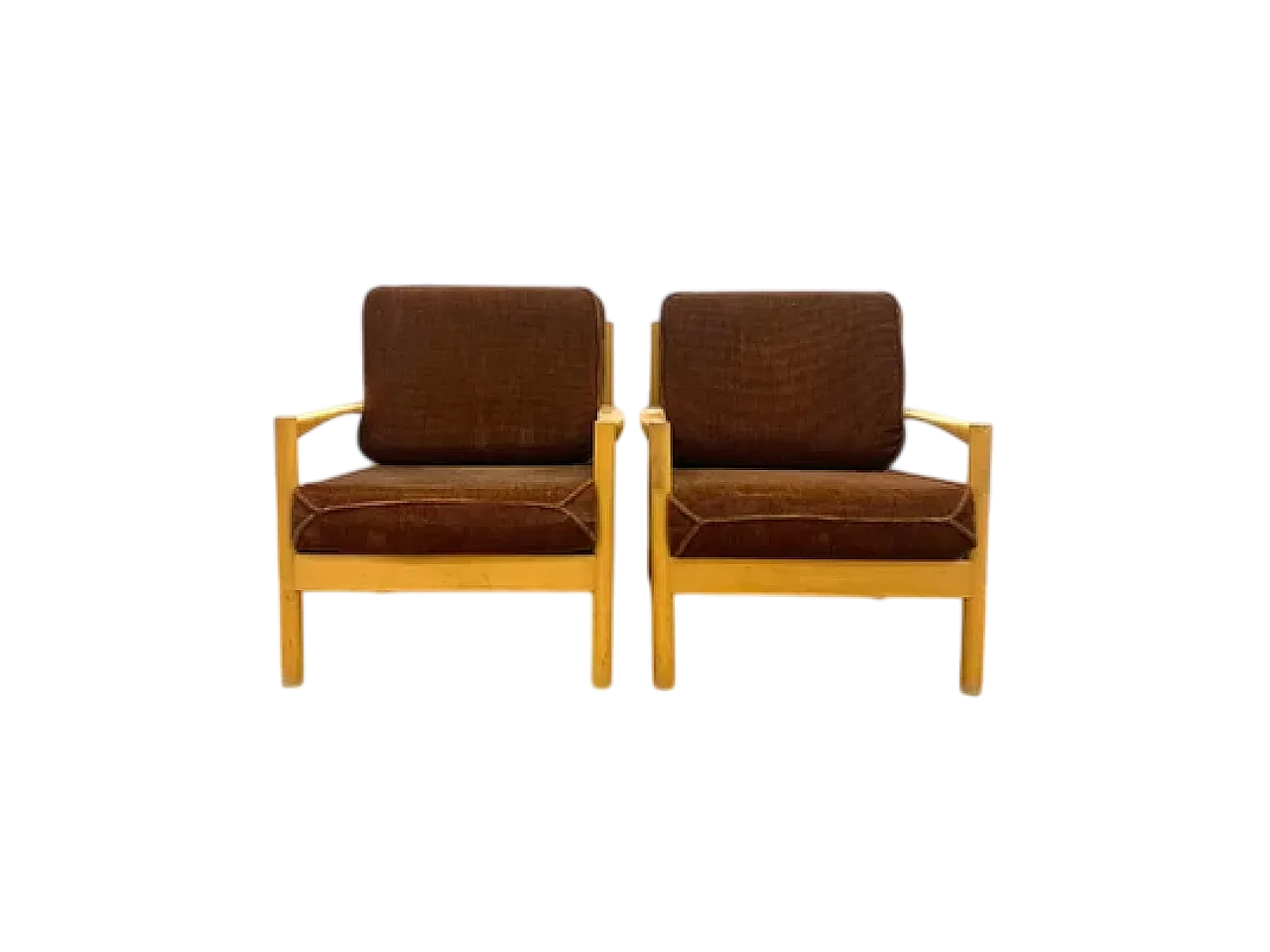 Pair of Armchairs, TON, 1970s 5