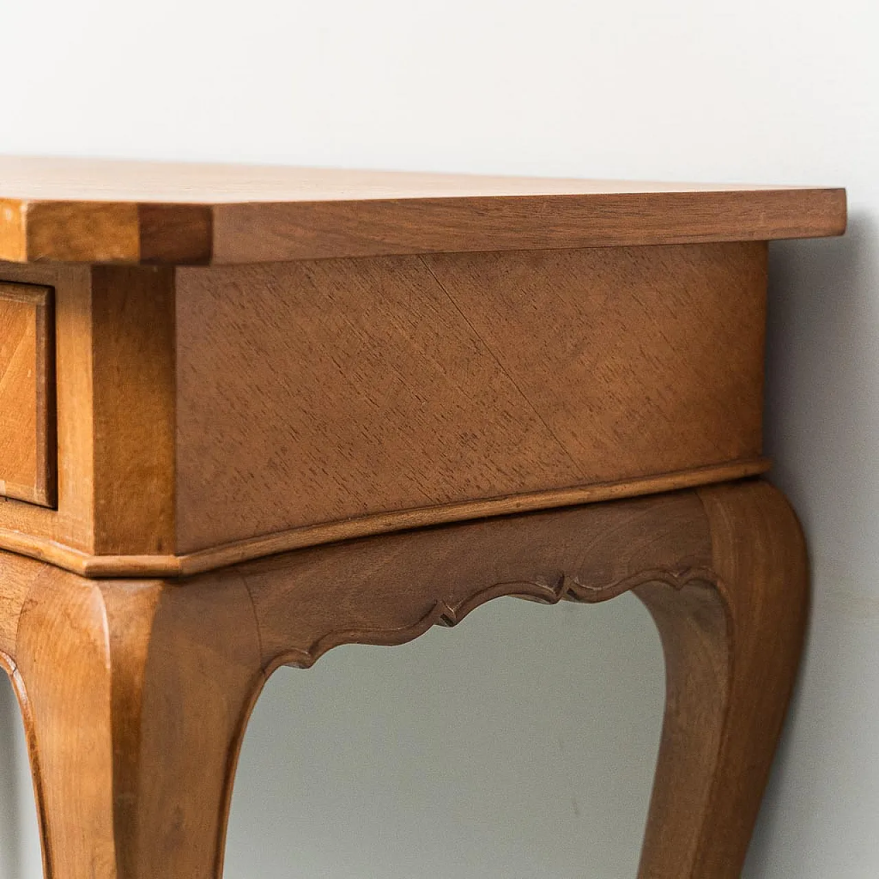 Pair of wooden bedside tables, 1950s 8
