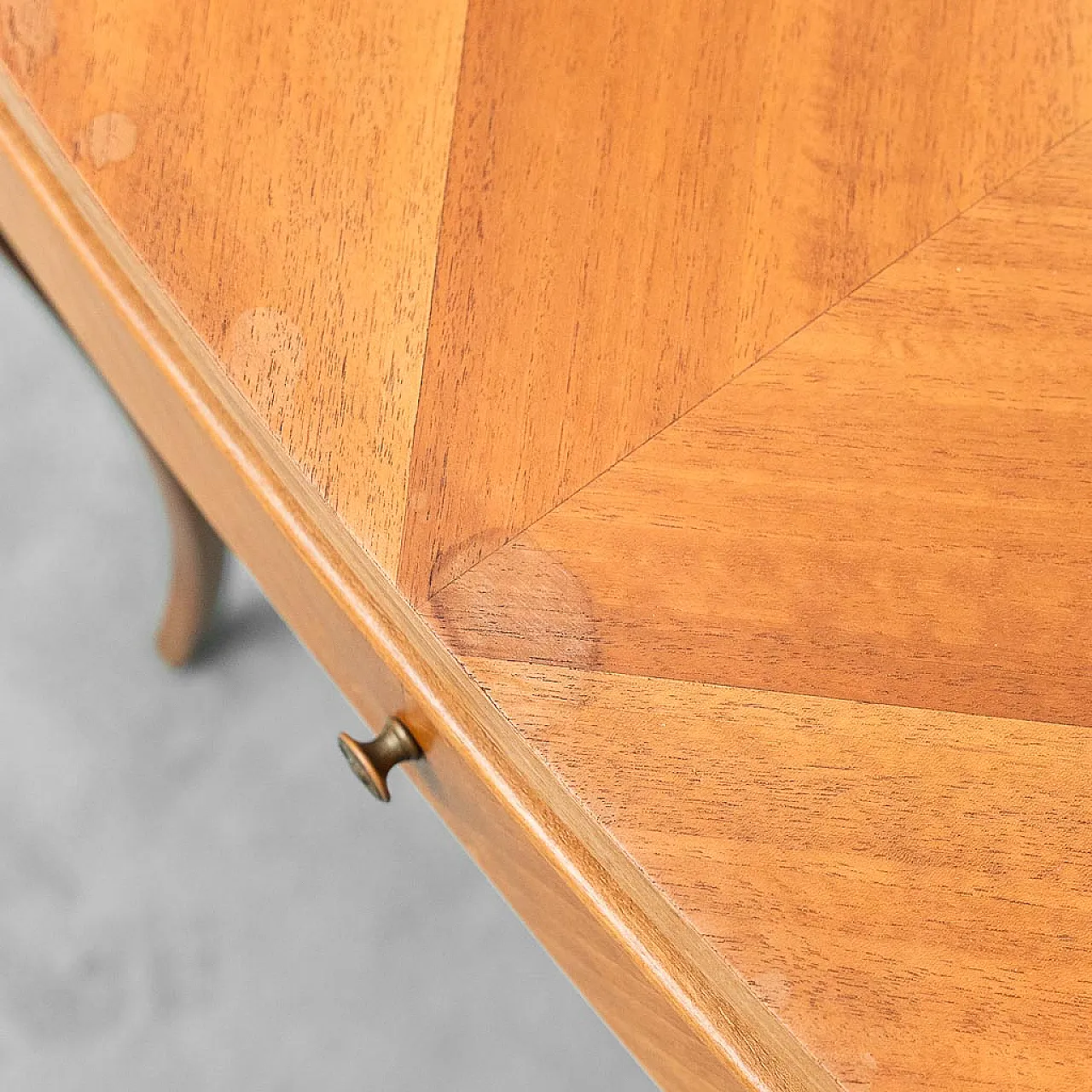 Pair of wooden bedside tables, 1950s 9