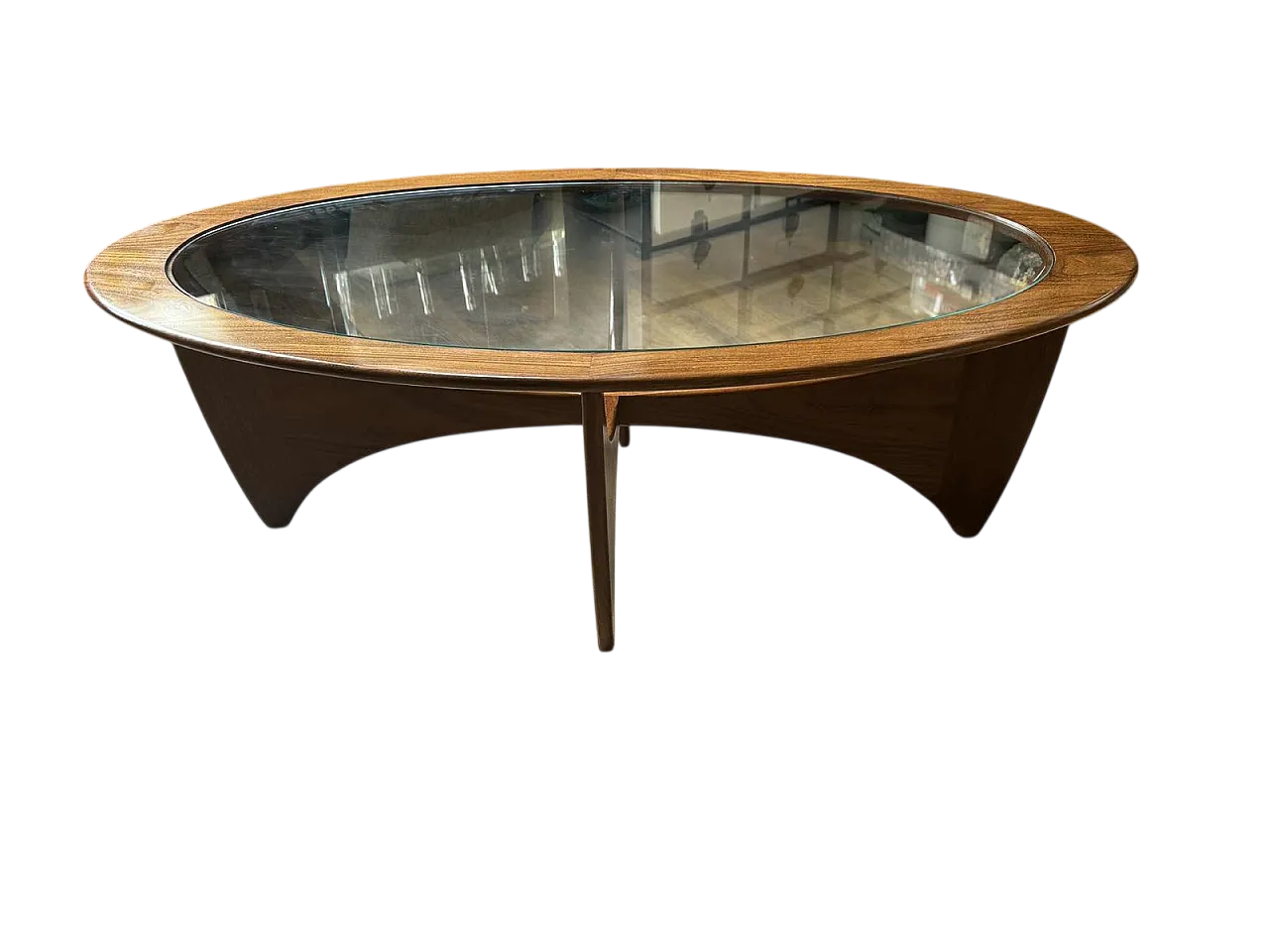 Astro coffee table in teak & glass by Victor Wilkins for G-Plan, 1960s 8