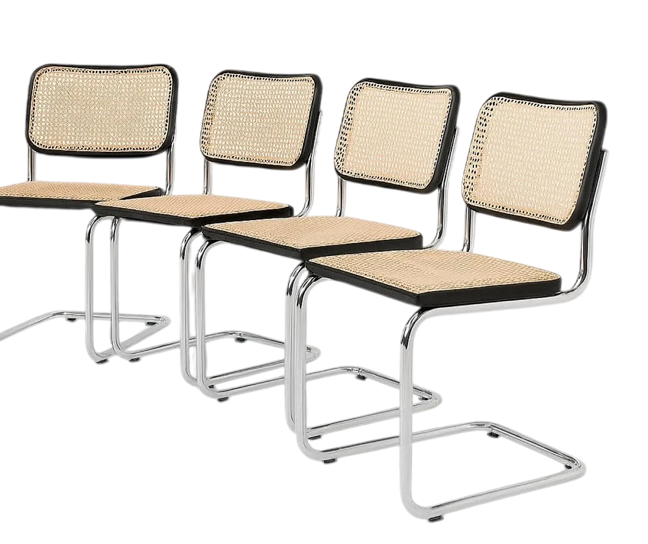 4 sedie Cesca di Marcel Breuer per Knoll, anni 2000 5