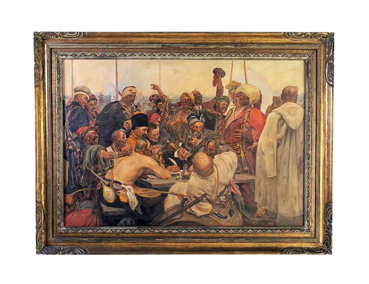 Lettera degli Zaporoziani al sultano turco Nikolai Bakulin, anni '30 11