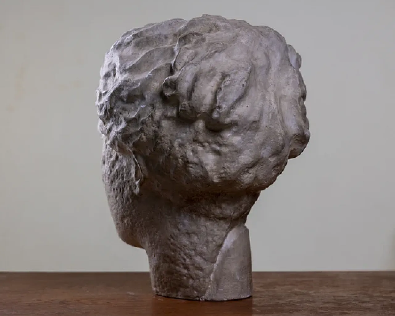 Testa della dea greca Igea, scultura in gesso, inizio '900 2