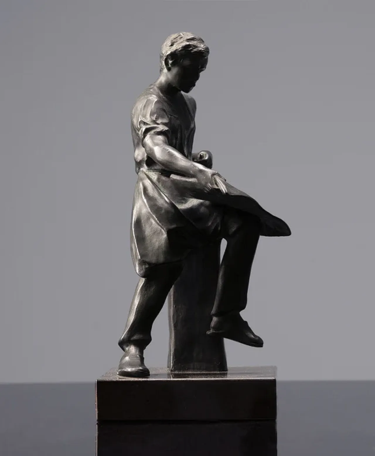 Statuetta in metallo, inizio '900 2