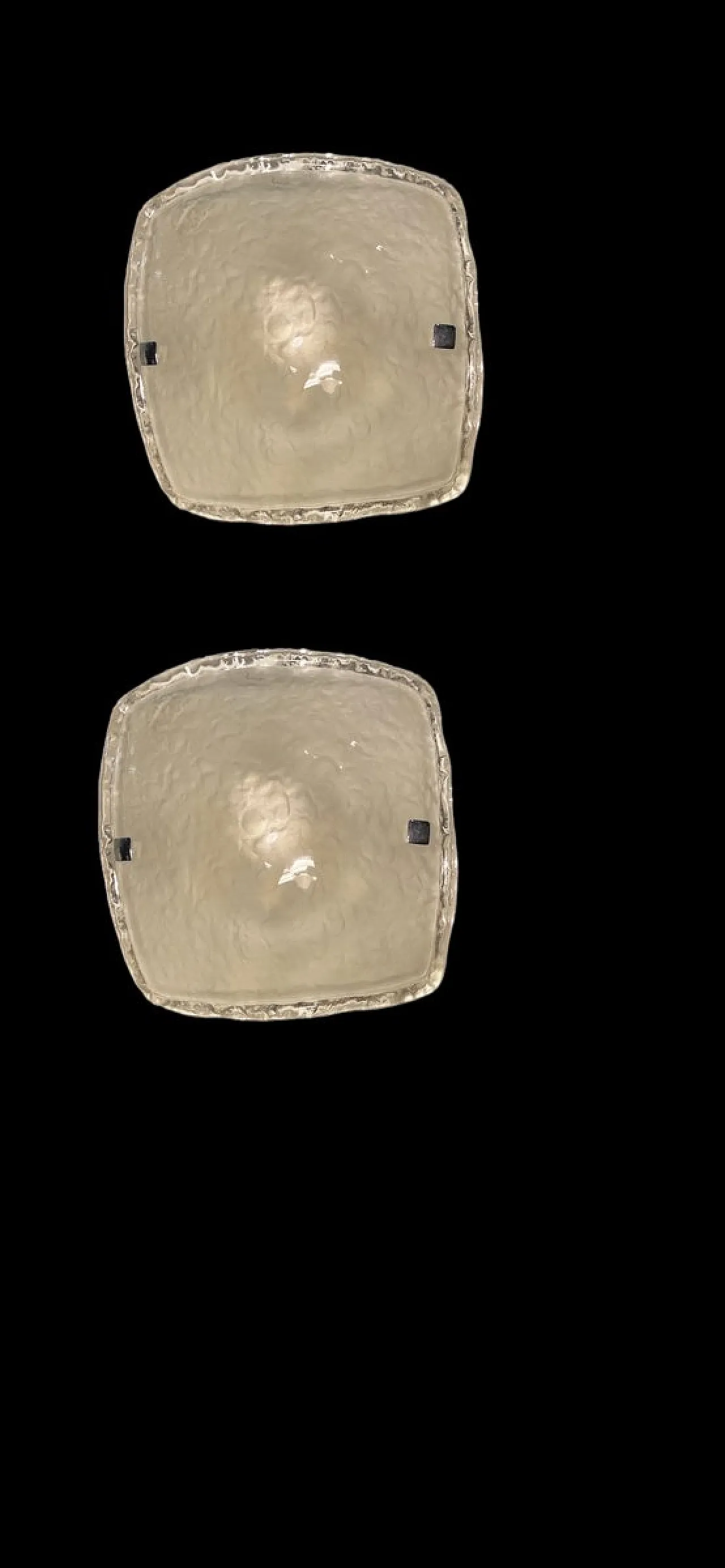 Pair of Mid-Century Murano Glass Sconces from Mazzega, 1970s 2