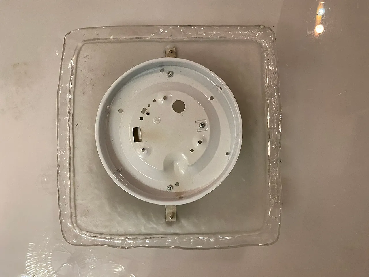 Pair of Mid-Century Murano Glass Sconces from Mazzega, 1970s 4