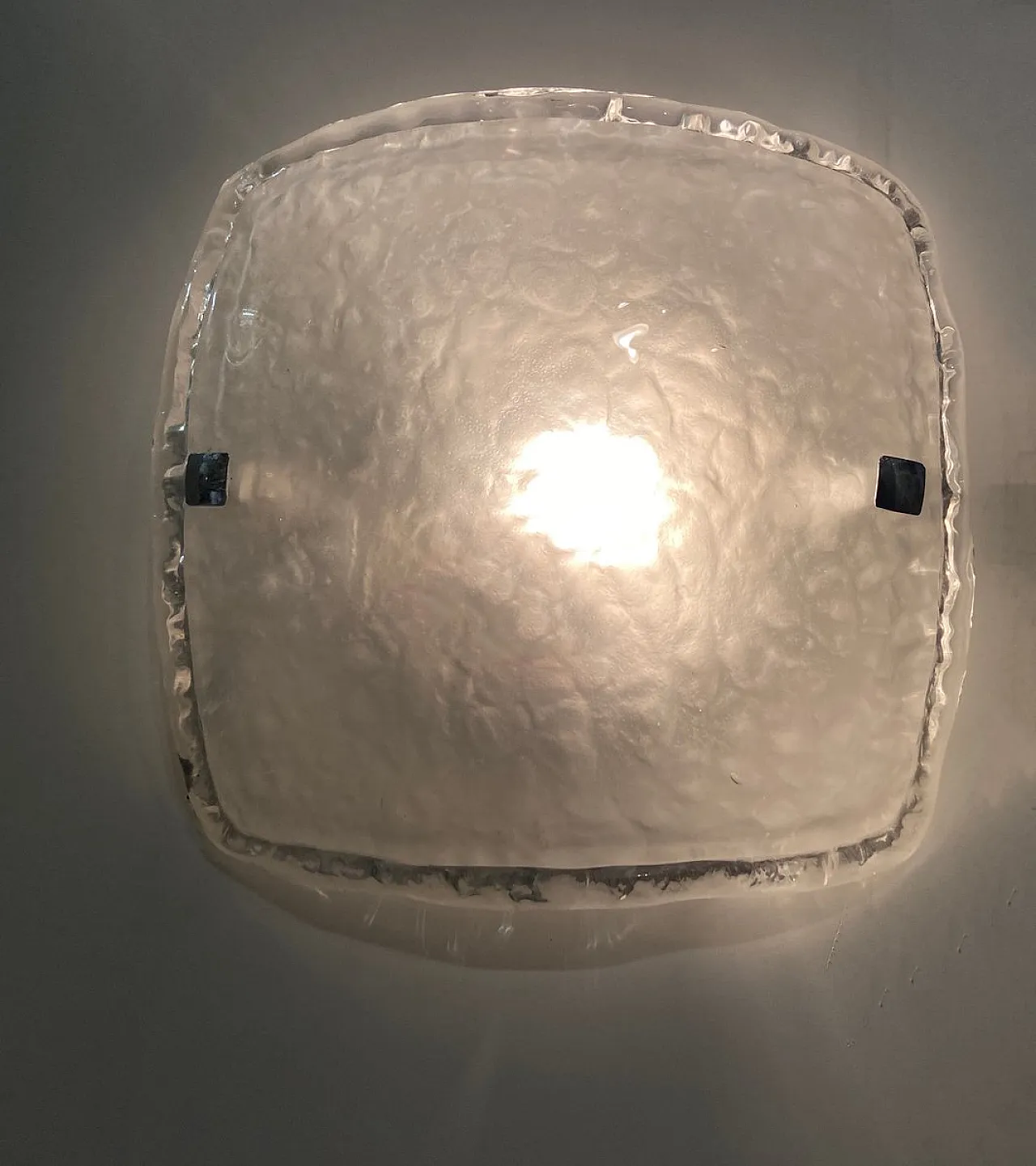 Pair of Mid-Century Murano Glass Sconces from Mazzega, 1970s 5