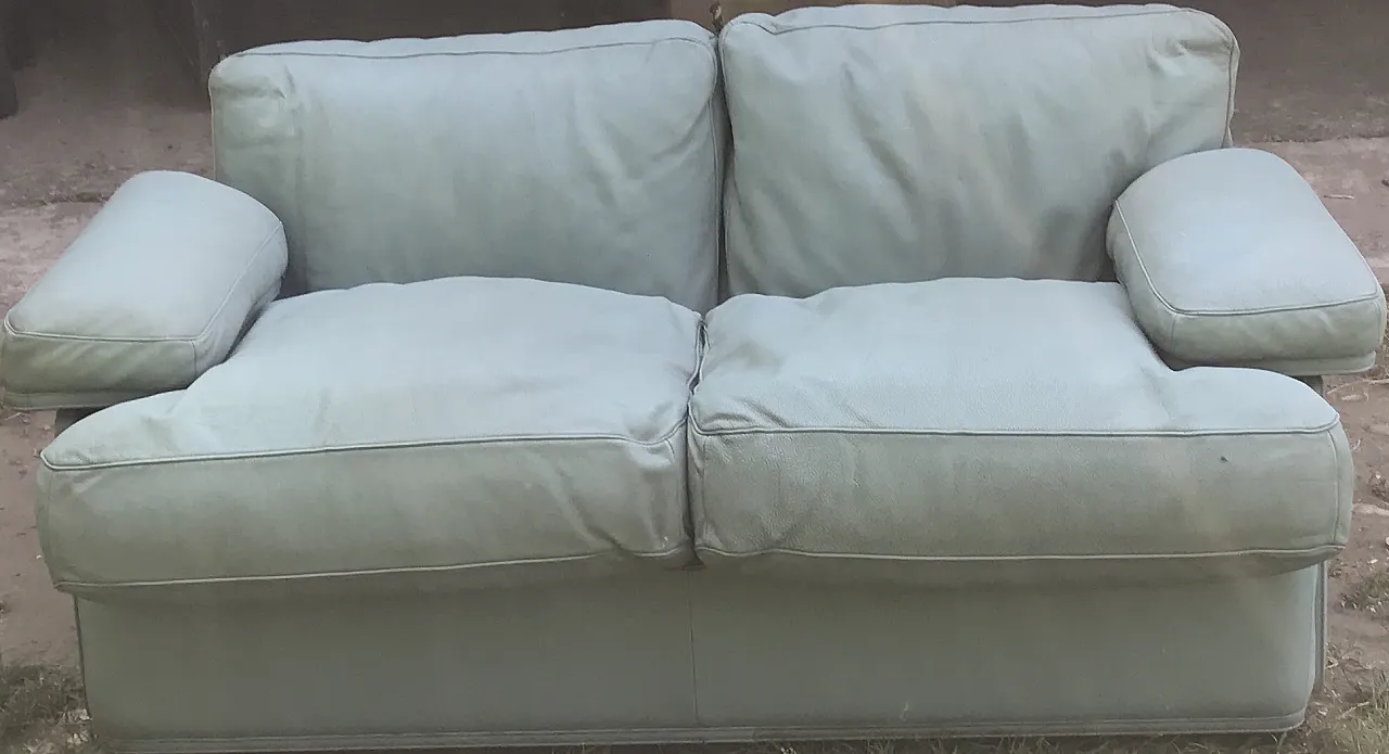 Divani in pelle di Poltrona Frau, anni '80 1