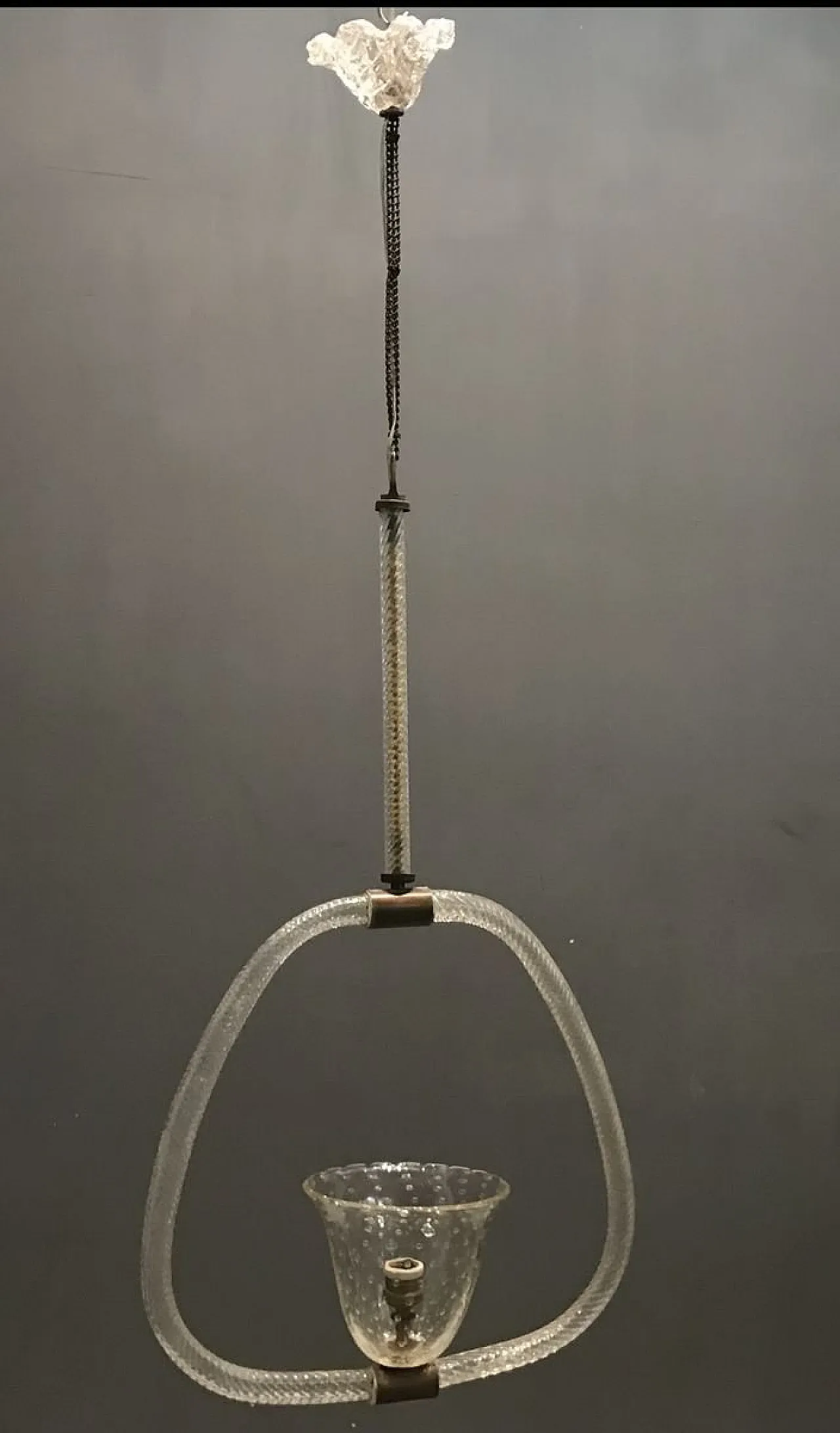 Murano glass lamp by Ercole Barovier for Made in Murano glass, 30s 1