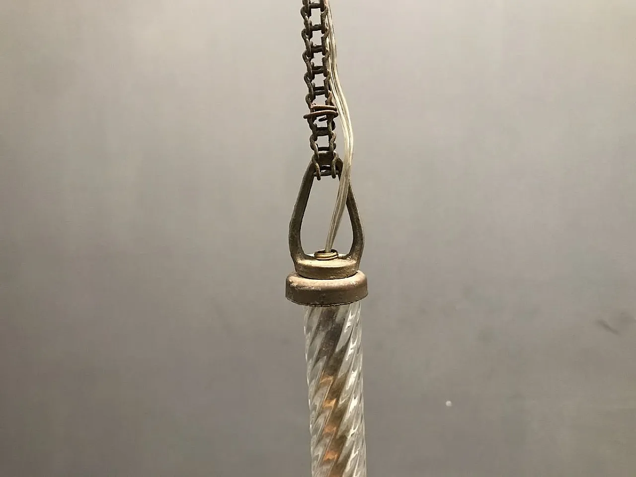 Murano glass lamp by Ercole Barovier for Made in Murano glass, 30s 4