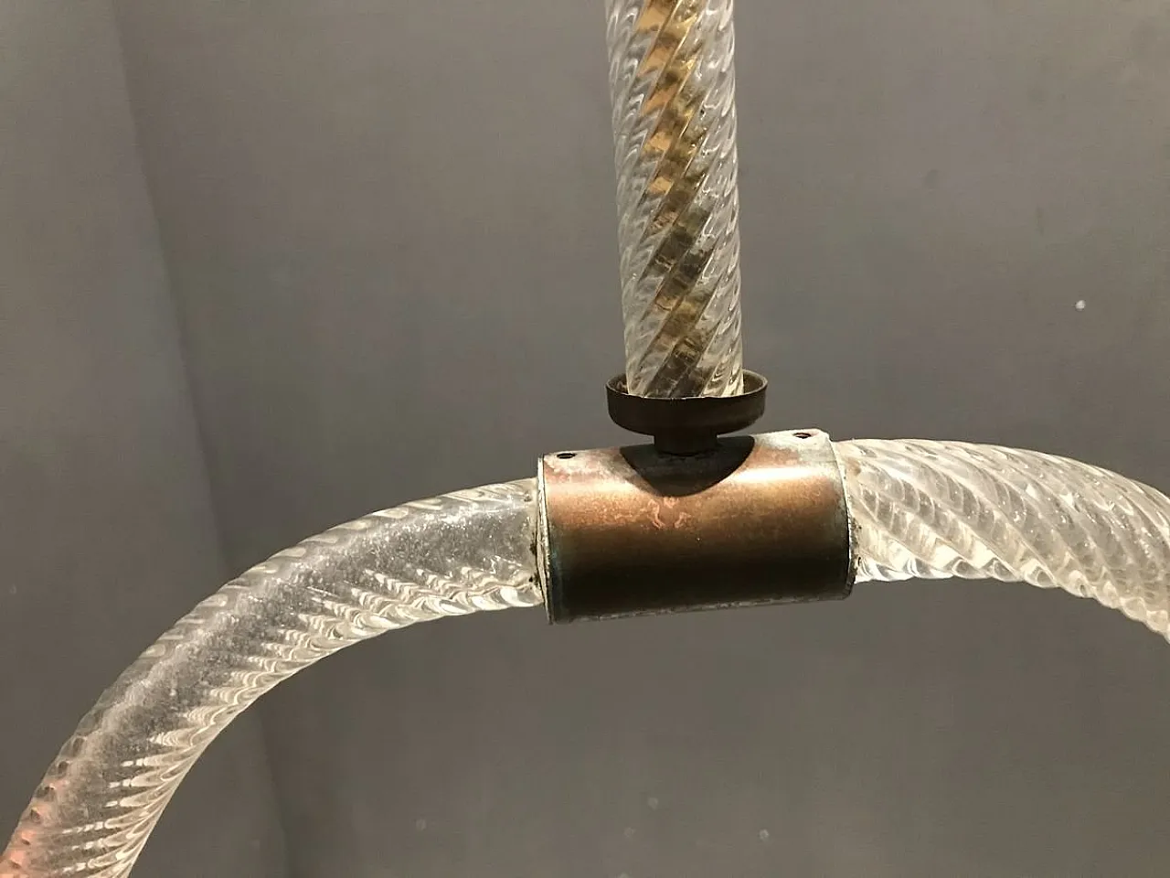 Murano glass lamp by Ercole Barovier for Made in Murano glass, 30s 5