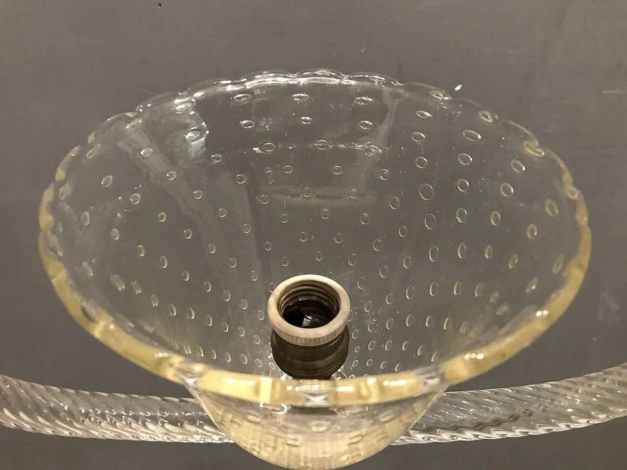 Murano glass lamp by Ercole Barovier for Made in Murano glass, 30s 6