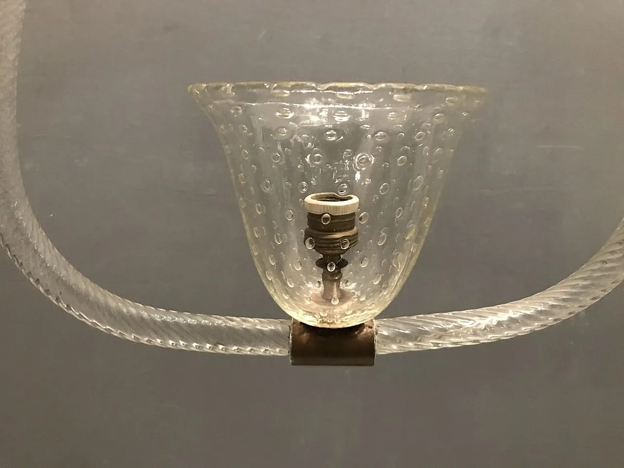 Murano glass lamp by Ercole Barovier for Made in Murano glass, 30s 7
