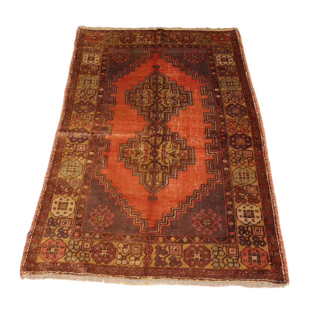 Tappeto Jorun in lana, nodo grosso, realizzato a mano, '900 8