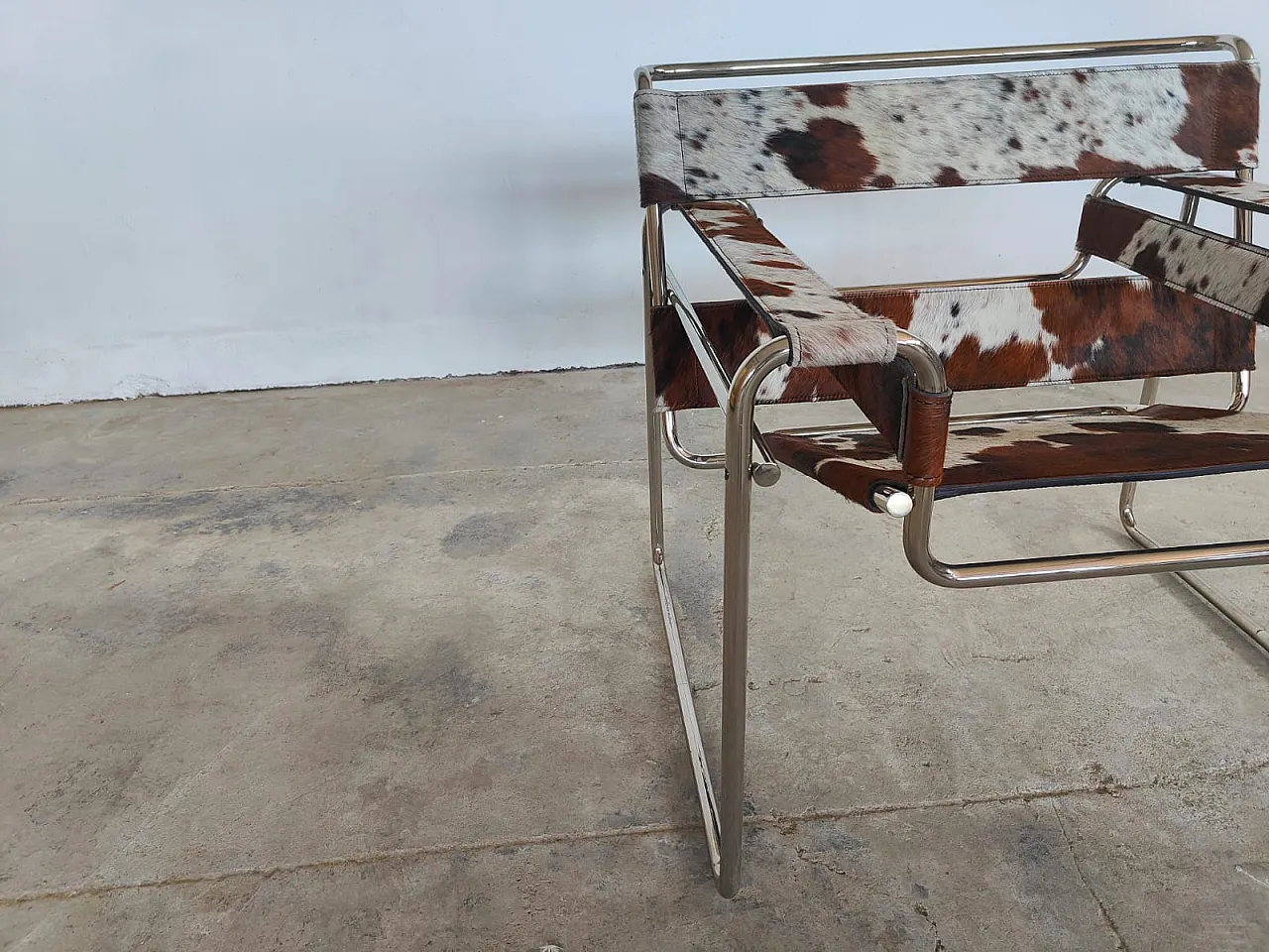 Poltrona Wassily in cavallino di Marcel Breuer per Knoll, anni 2000 6