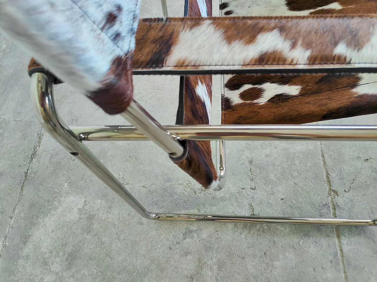 Poltrona Wassily in cavallino di Marcel Breuer per Knoll, anni 2000 11