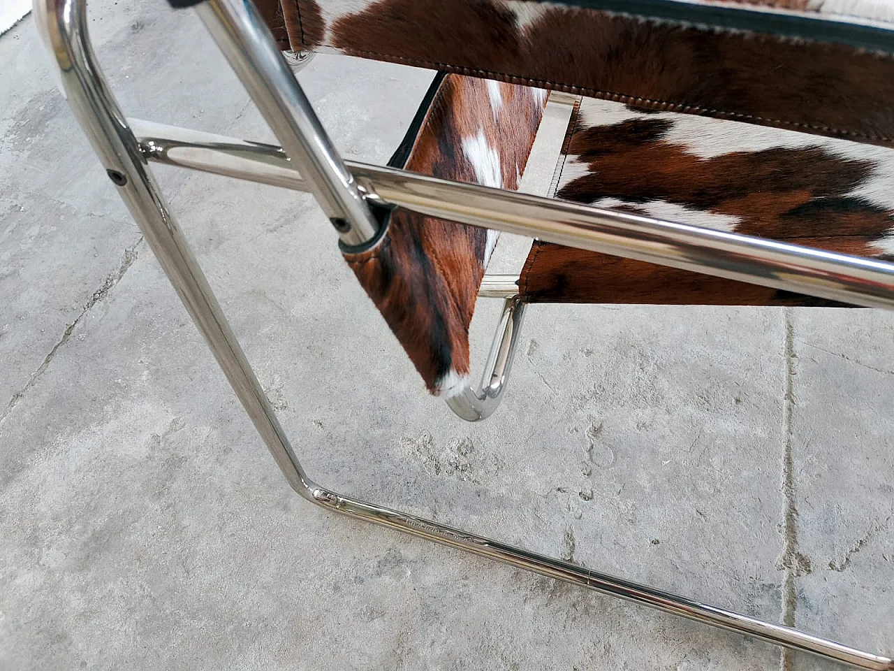 Poltrona Wassily in cavallino di Marcel Breuer per Knoll, anni 2000 12