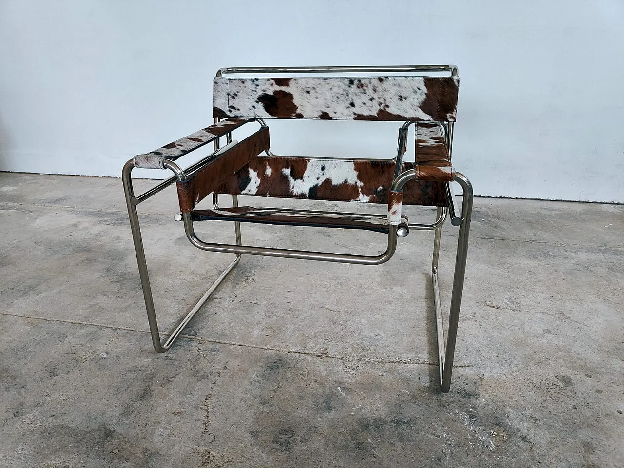 Poltrona Wassily in cavallino di Marcel Breuer per Knoll, anni 2000 18