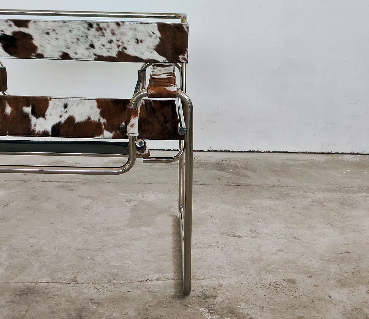 Poltrona Wassily in cavallino di Marcel Breuer per Knoll, anni 2000 19