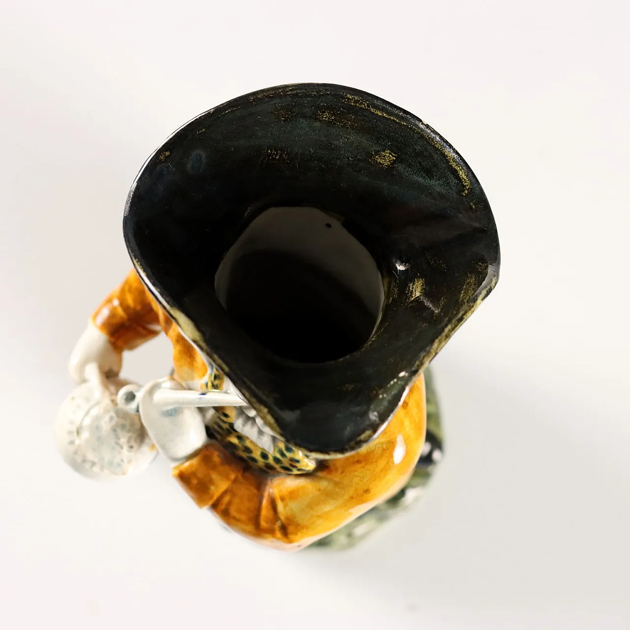 Brocca in ceramica di Toby Staffordshire, '800 7