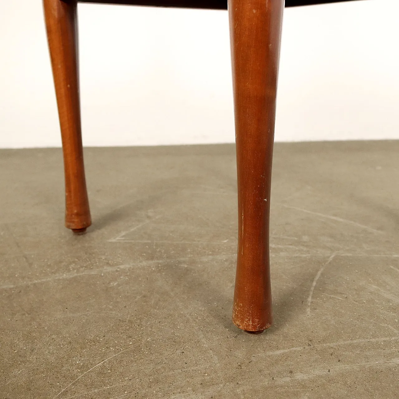 Wooden and leather chairs by Silvio Coppola for Bernini, 20th century 6