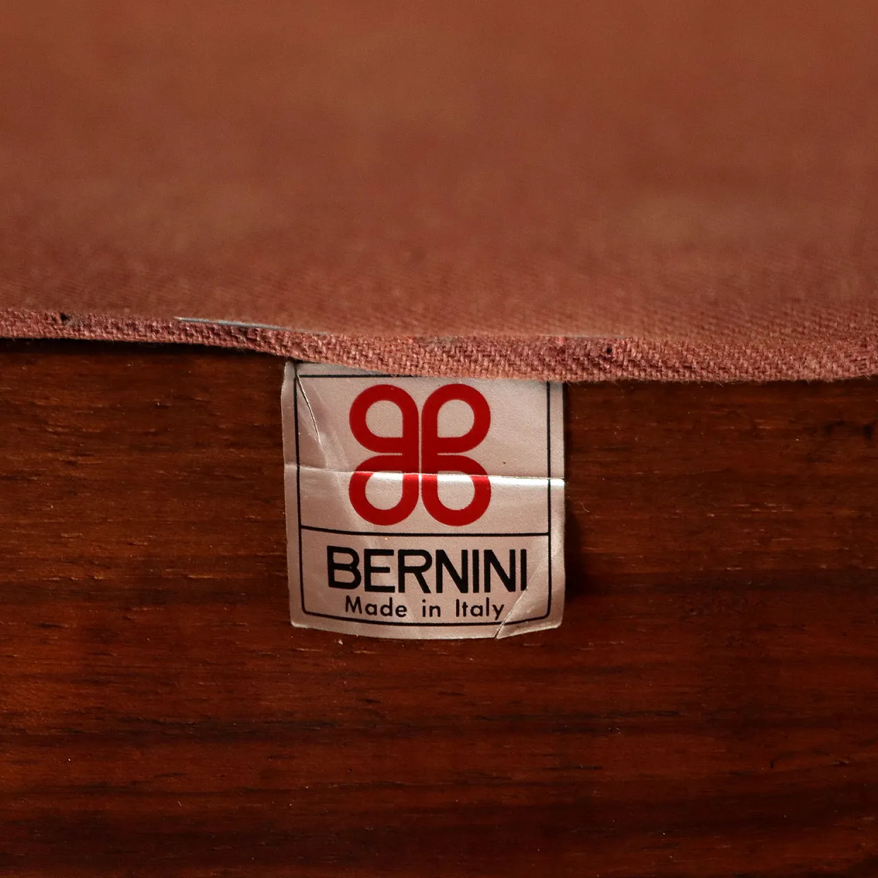 Wooden and leather chairs by Silvio Coppola for Bernini, 20th century 8