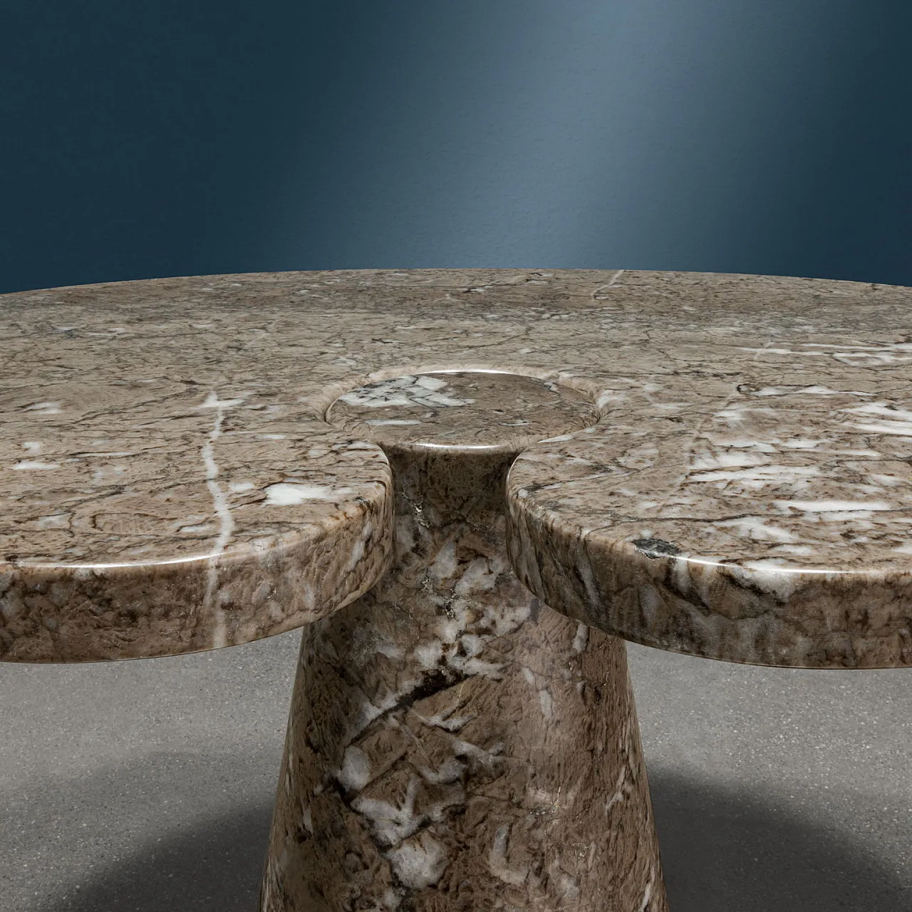 Mondragone marble gueridon by A. Mangiarotti for Skipper, 1970s 3