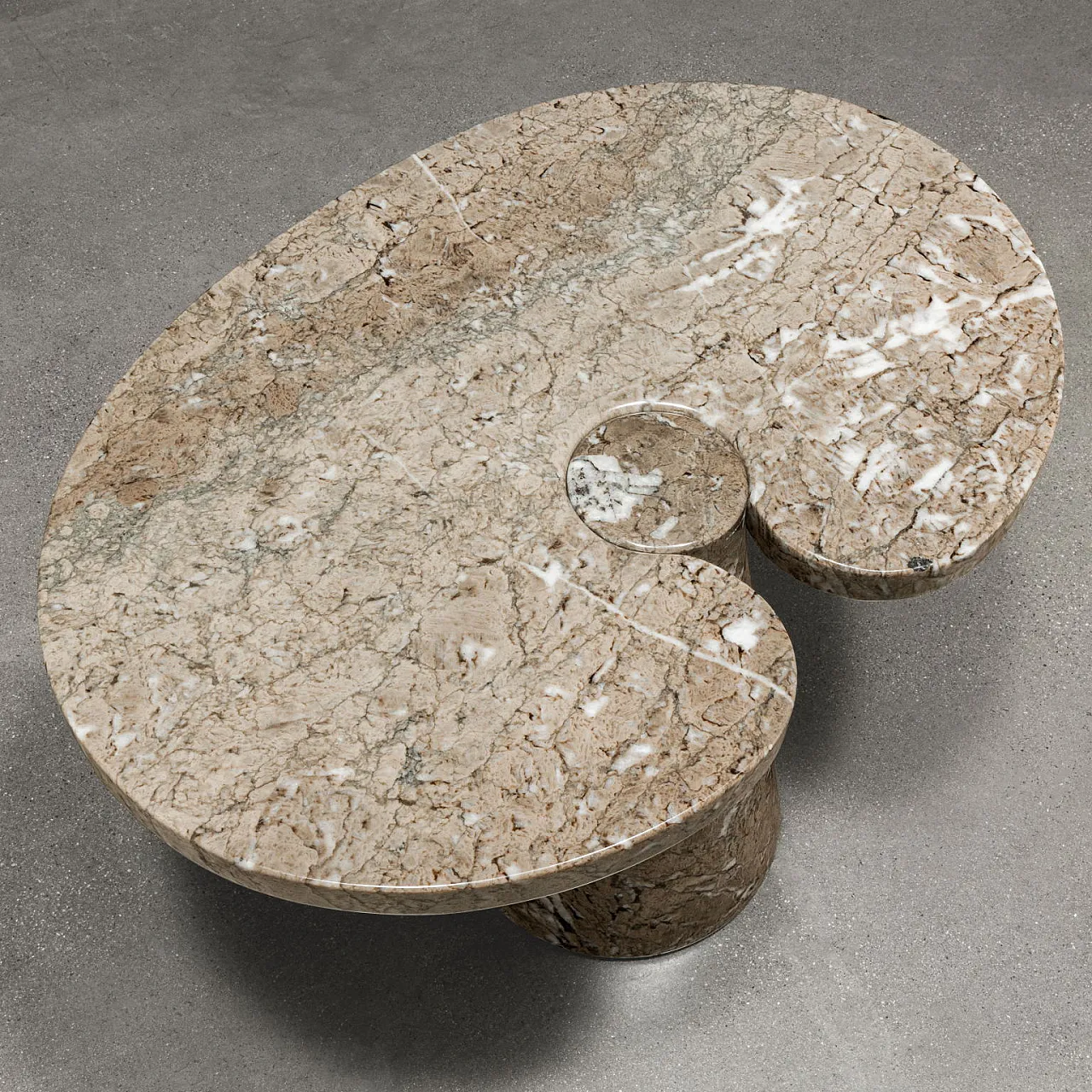 Mondragone marble gueridon by A. Mangiarotti for Skipper, 1970s 6