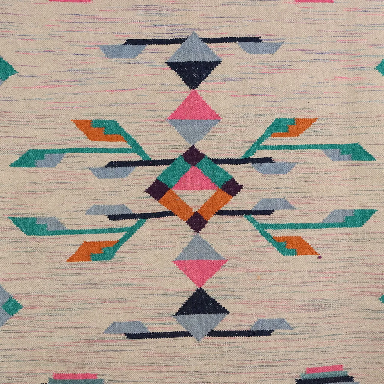 Polish cotton and wool carpet, late 20th century 3