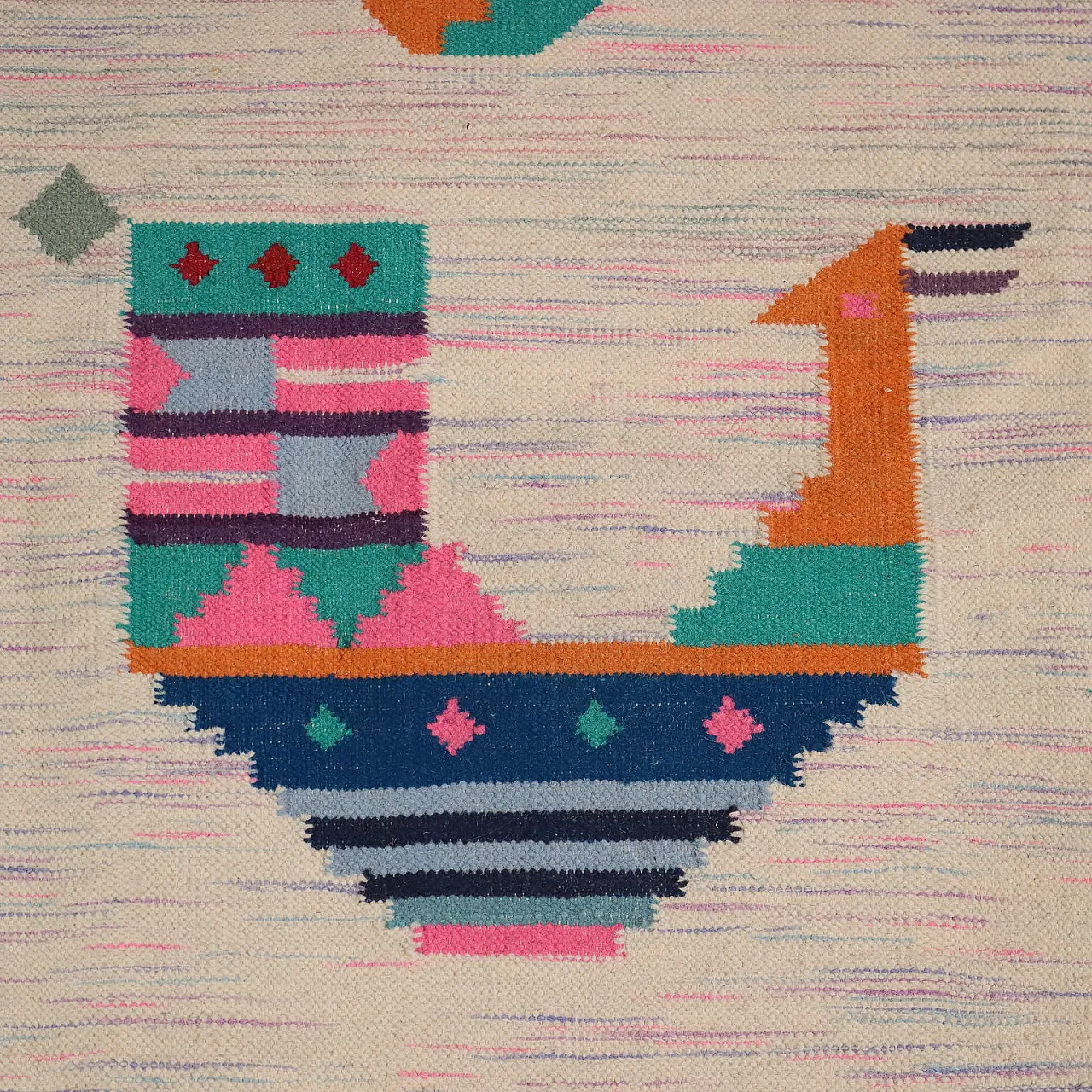 Polish cotton and wool carpet, late 20th century 4