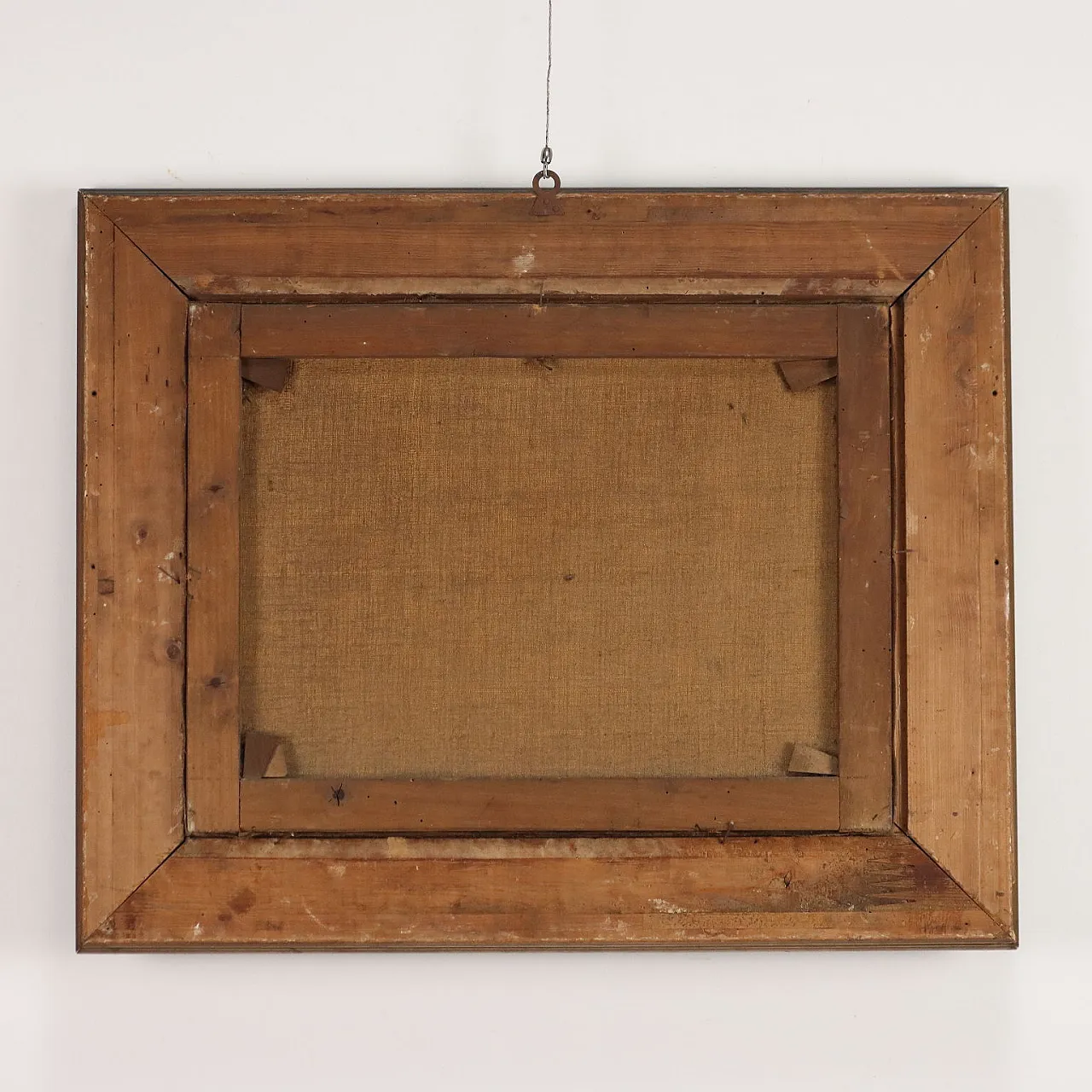 Scorcio di Campagna con Figure, olio su tela, '800 8