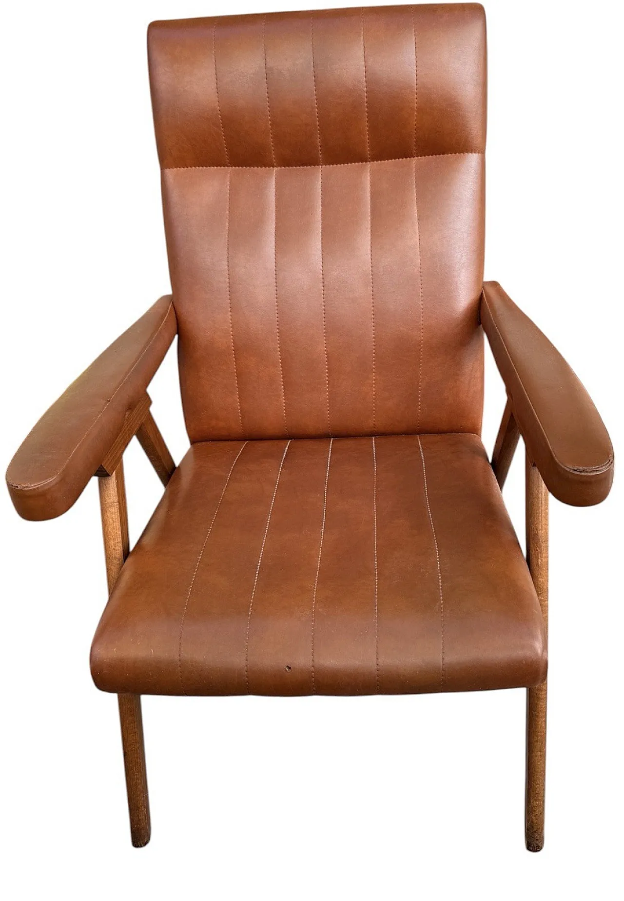 Modernist recliner armchair, mid-20th century 3