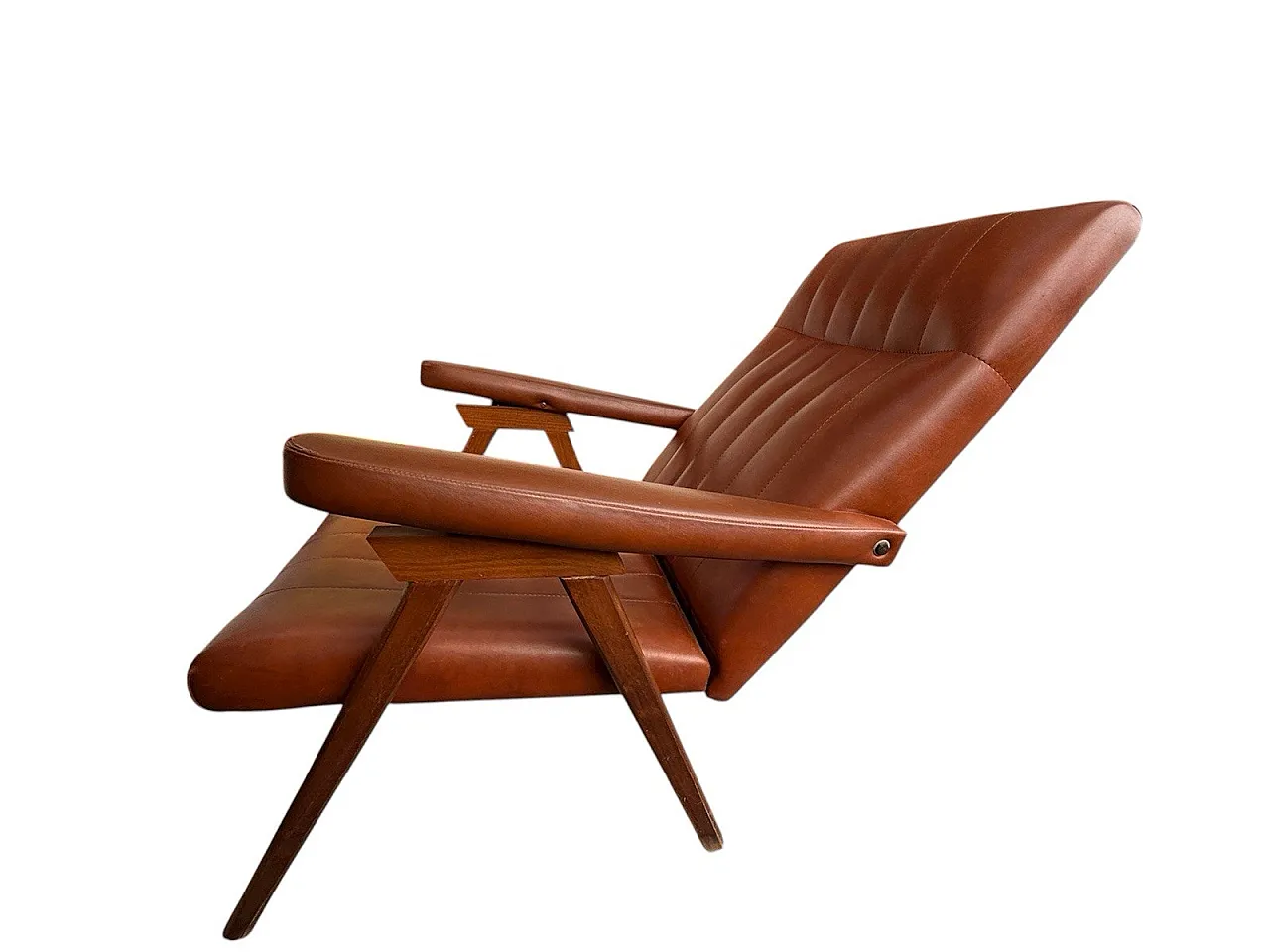 Modernist recliner armchair, mid-20th century 6
