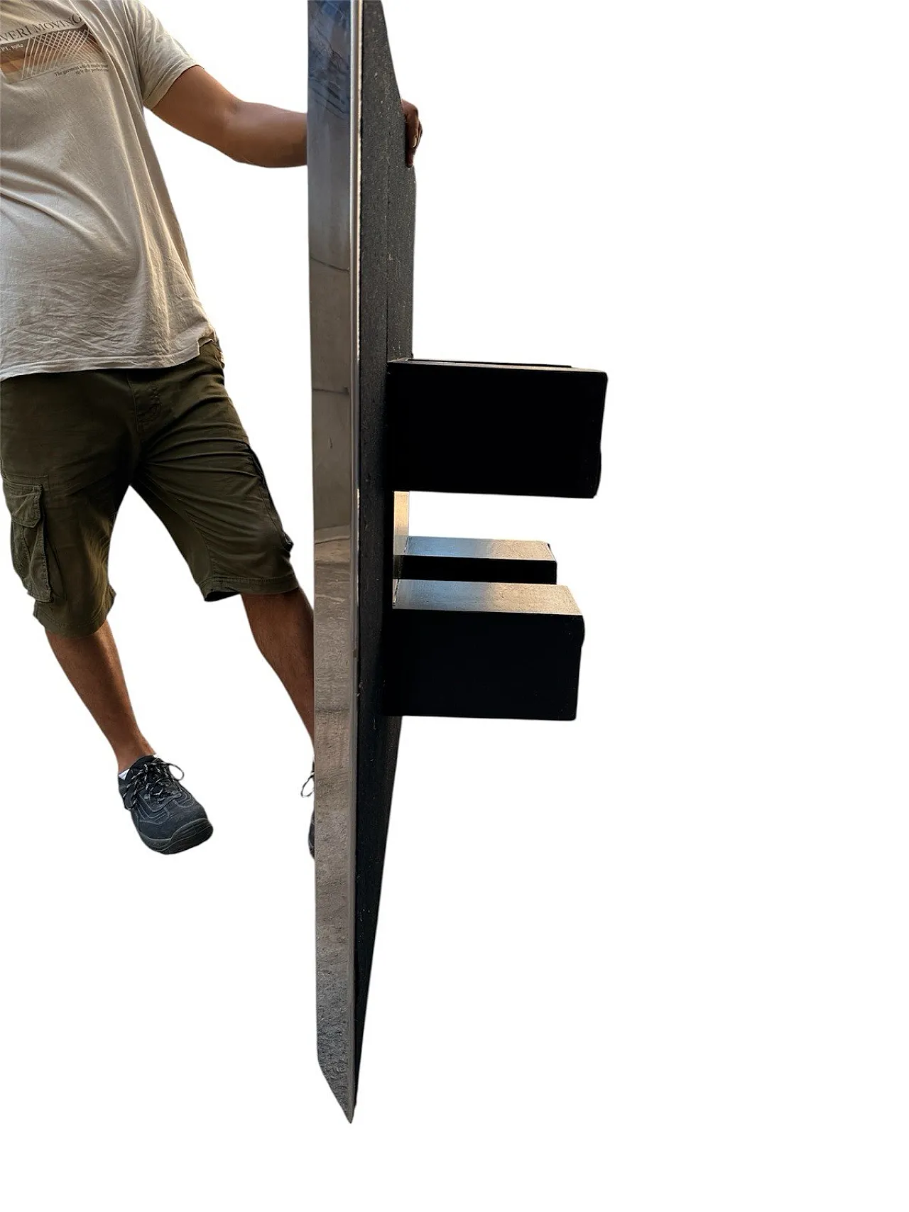 Smoked glass and steel coffee table, 1970s 11