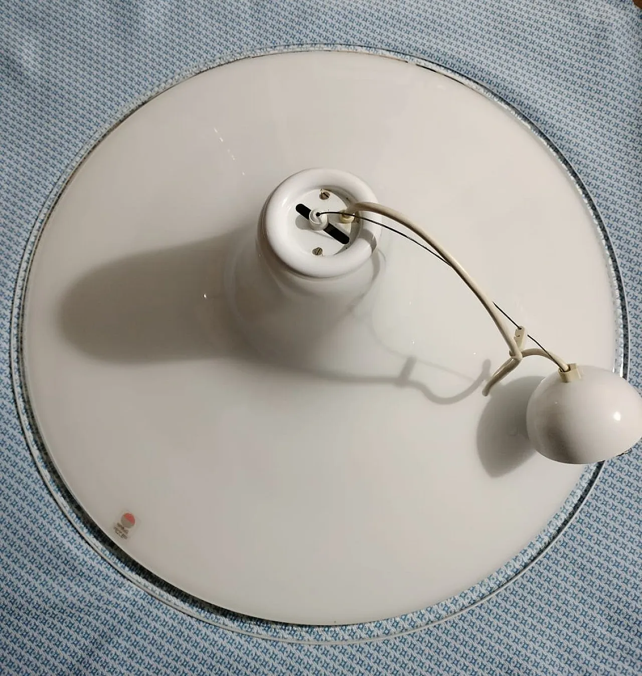 Ufo model light point chandelier, Murano glass, 1970s 3