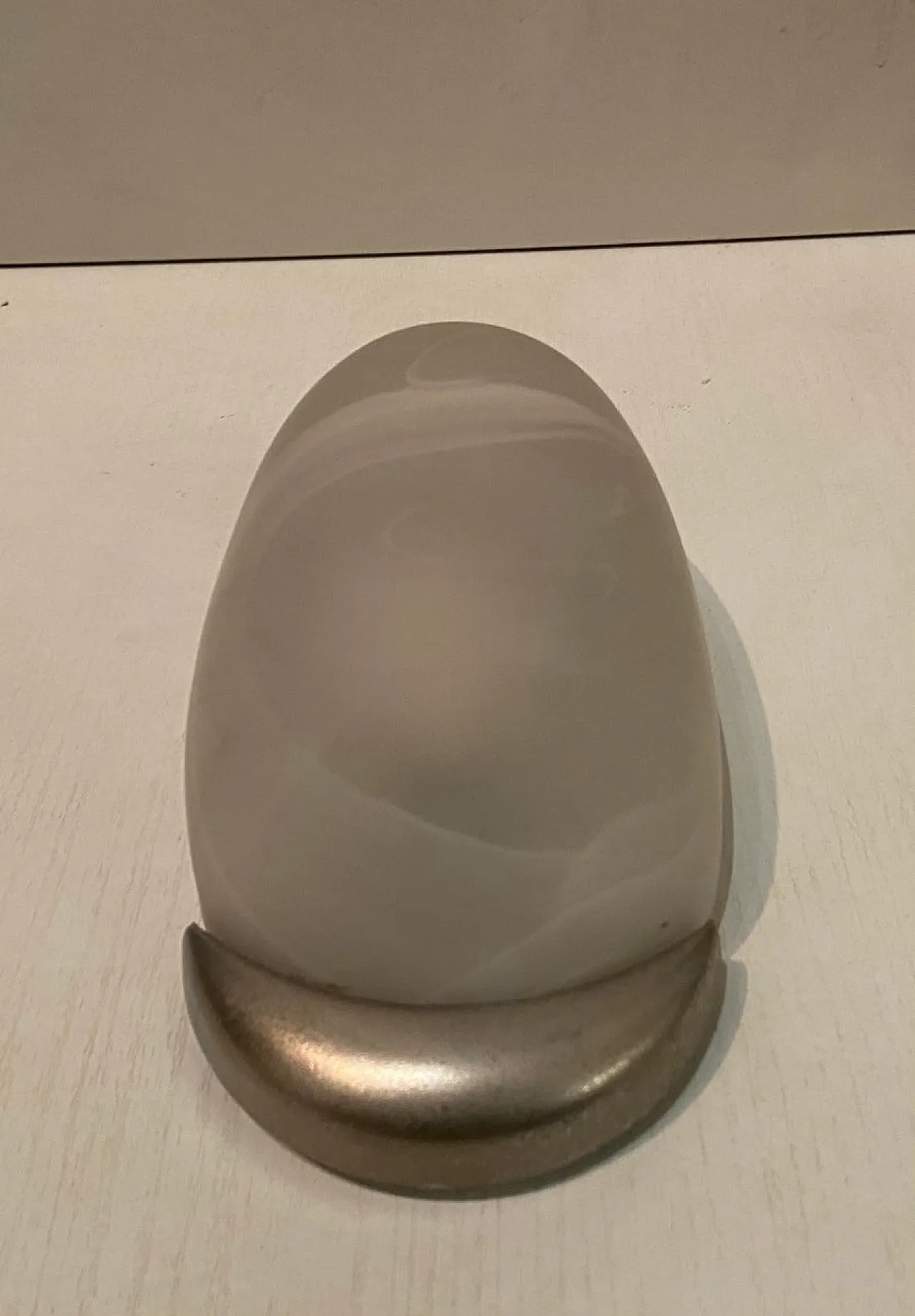 4 glass sconces, 1970s 4