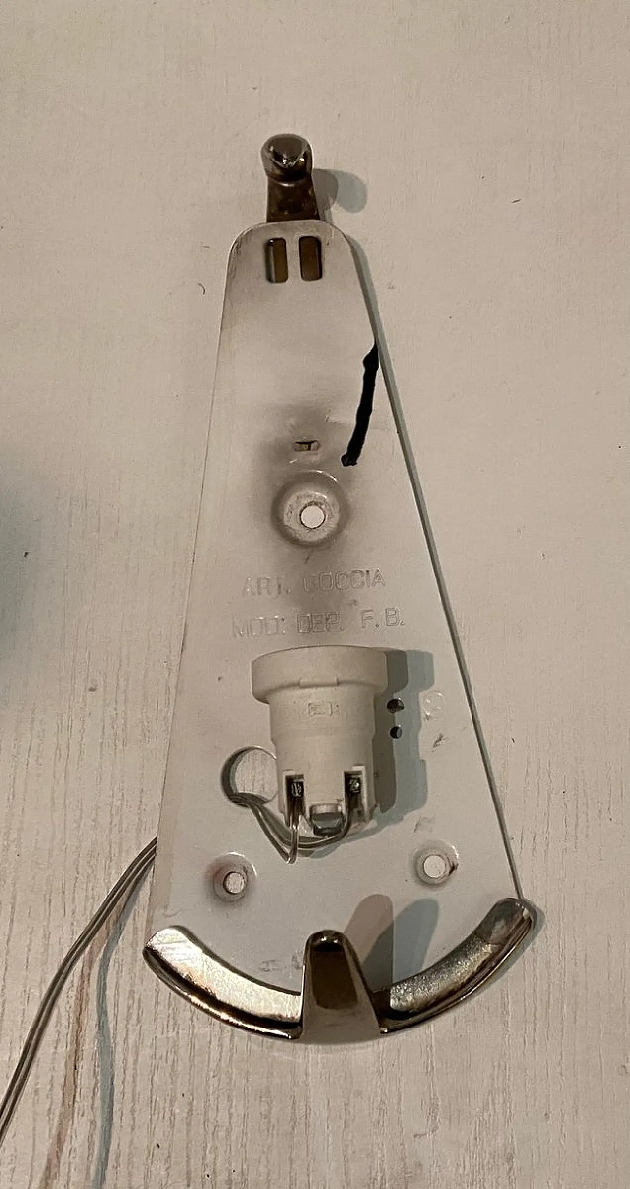 4 glass sconces, 1970s 6