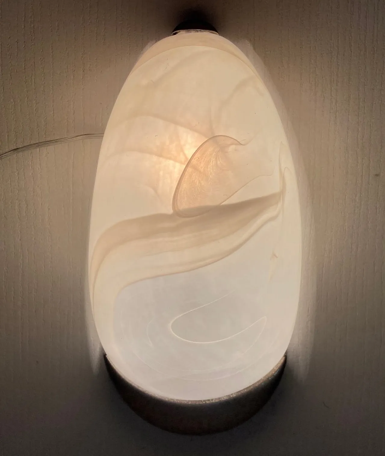 4 glass sconces, 1970s 7