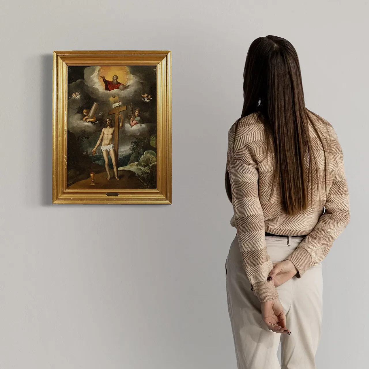 The Resurrection of Christ, oil painting on canvas, 17th century 2