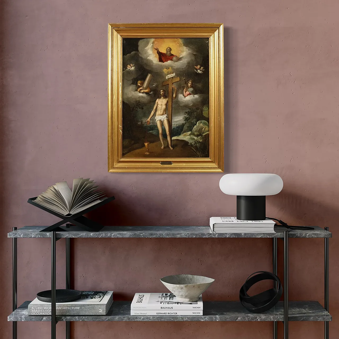 The Resurrection of Christ, oil painting on canvas, 17th century 13