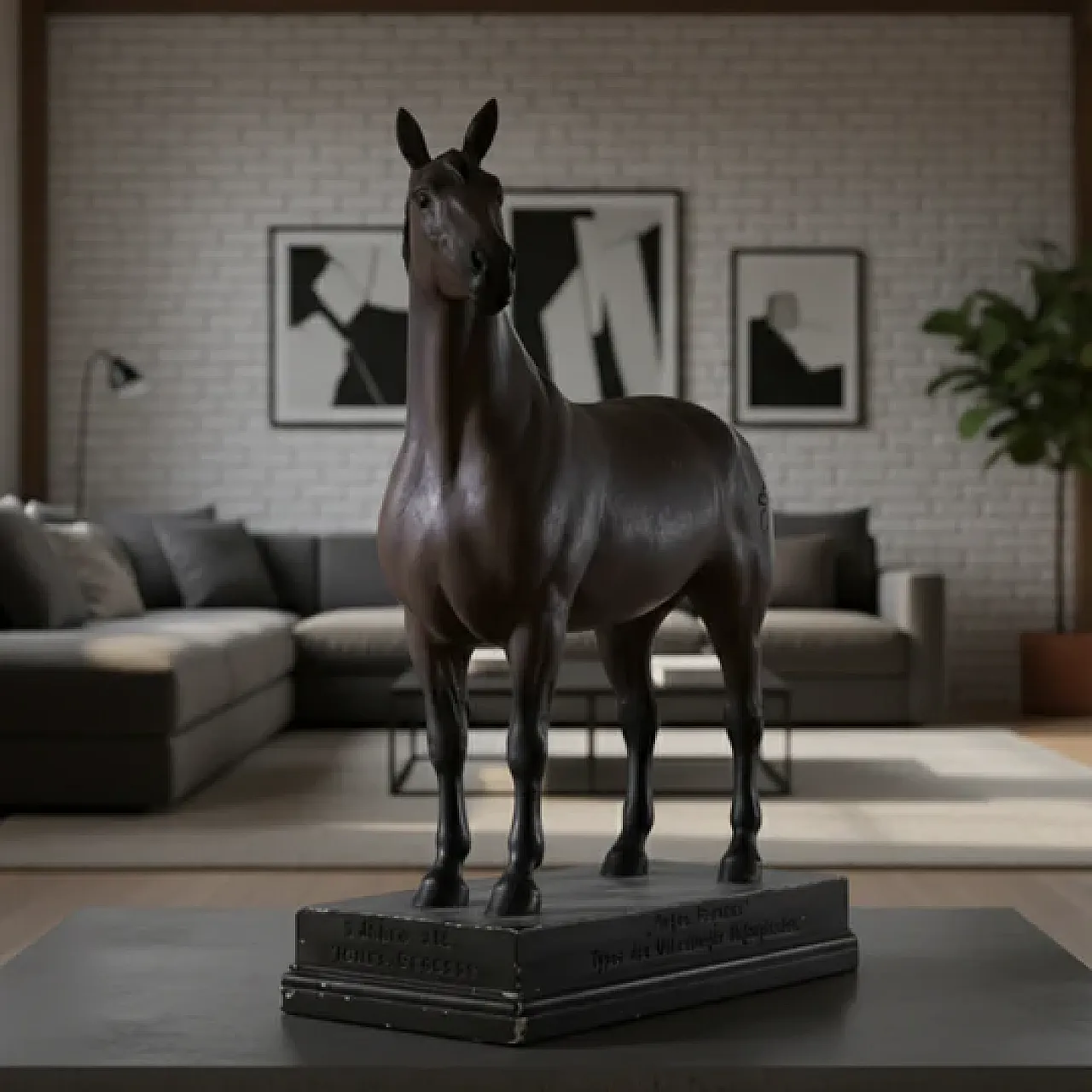 Max Landsberg, scultura cavallo da tiro razza Oldenburg, inizio '900 2