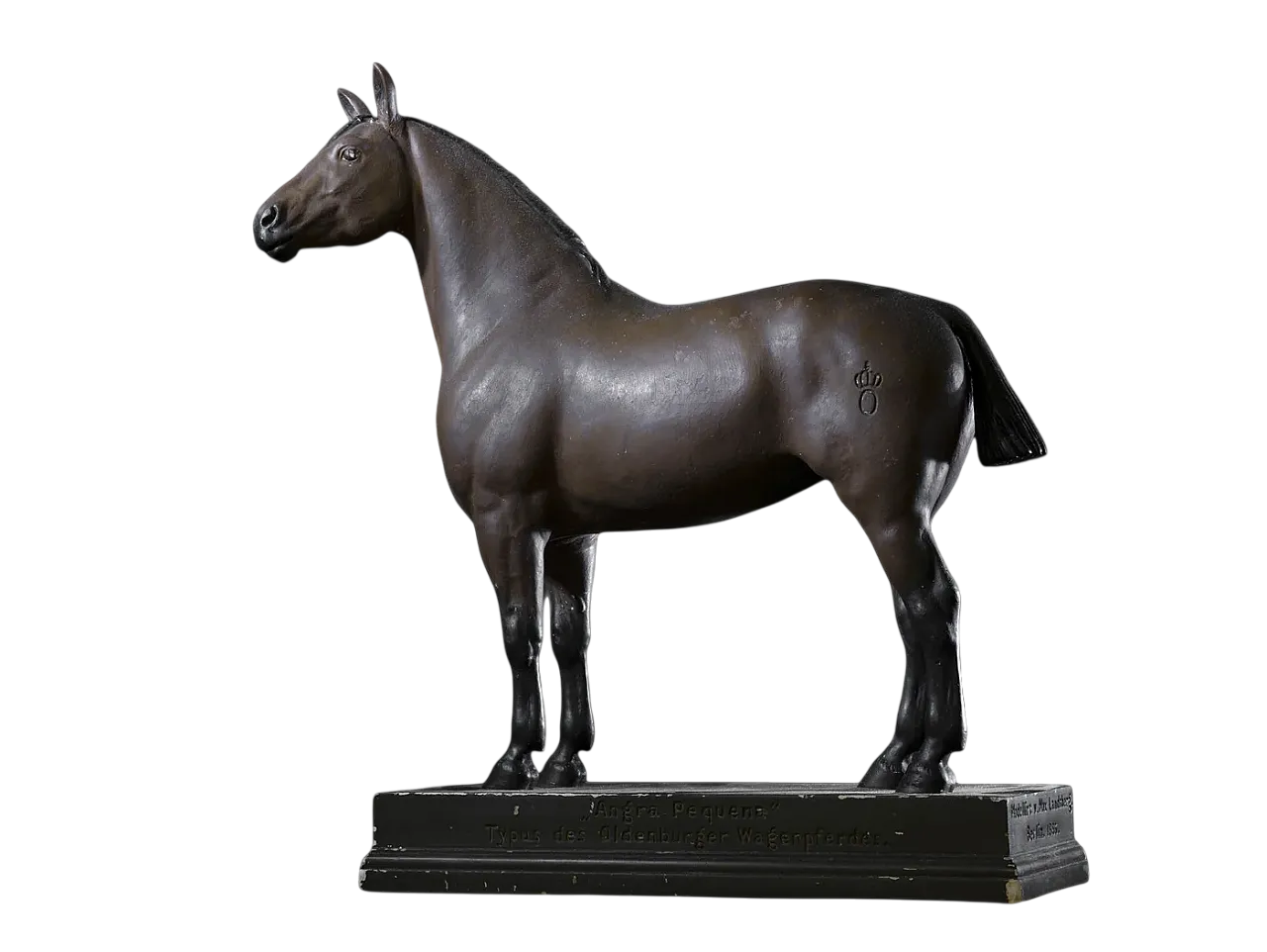 Max Landsberg, scultura cavallo da tiro razza Oldenburg, inizio '900 6