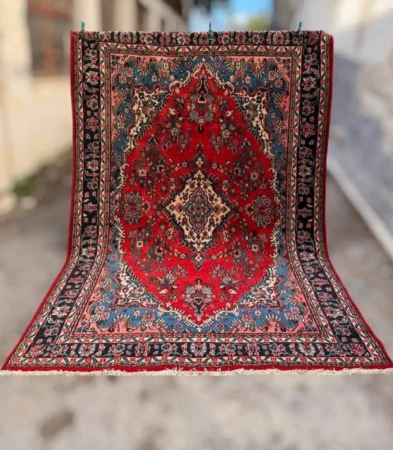 Hand-knotted Persian Borchalu rug, late 20th century 1