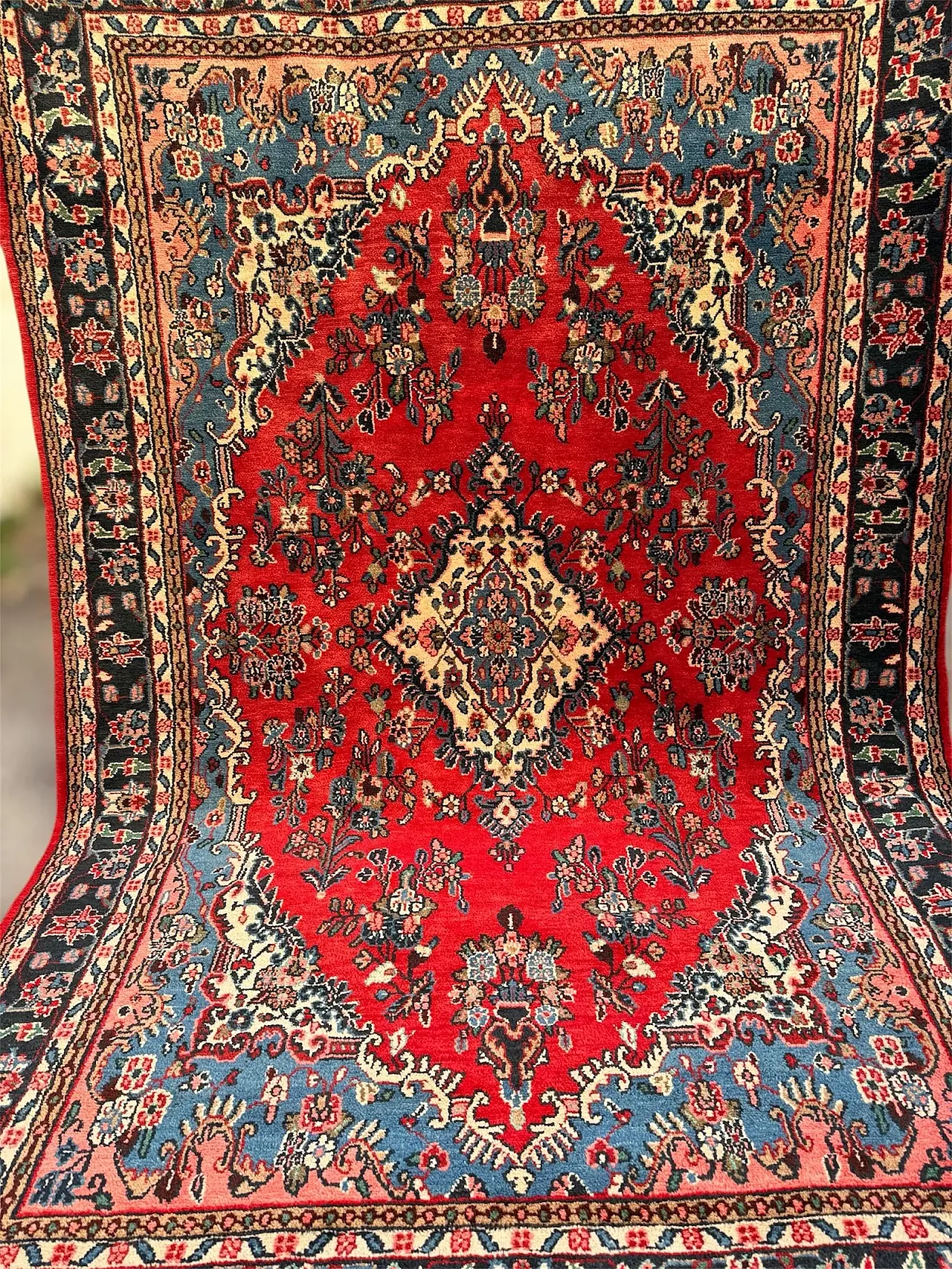 Hand-knotted Persian Borchalu rug, late 20th century 2