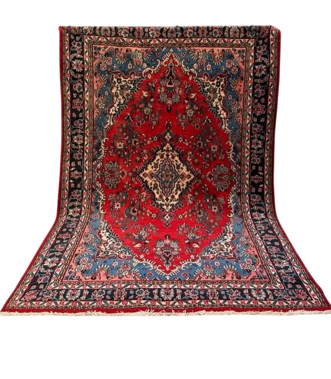 Hand-knotted Persian Borchalu rug, late 20th century 10