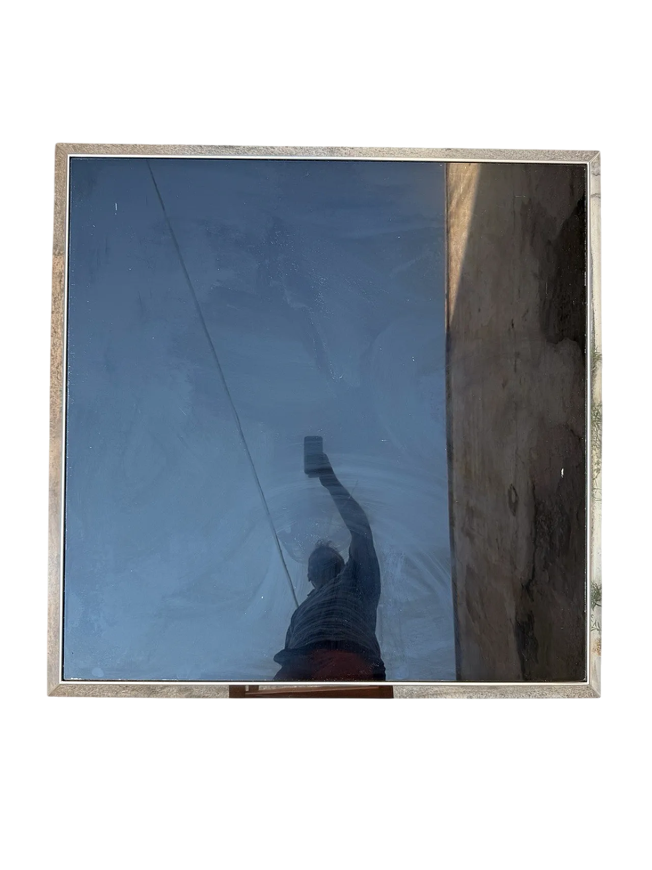 Smoked glass and steel coffee table, 1970s 12