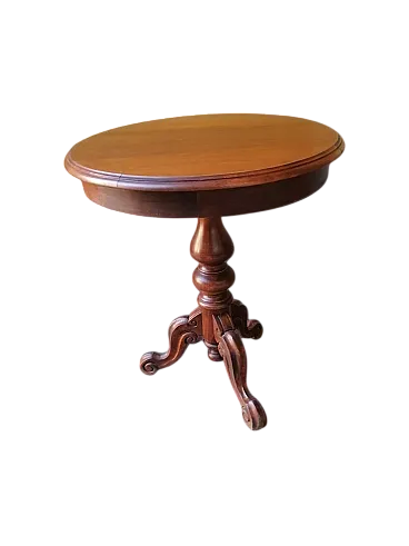 Tavolino da caffè in noce, anni '50