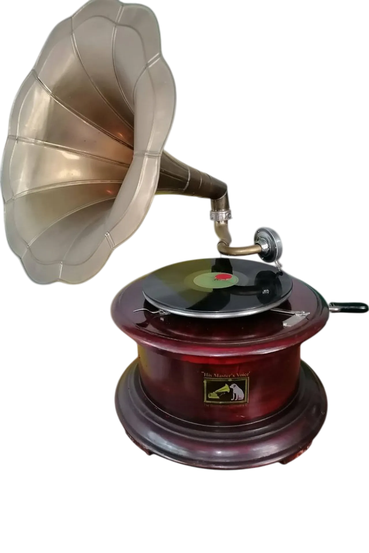 Grammofono di forma rotonda La Voce Del Padrone, '800 6