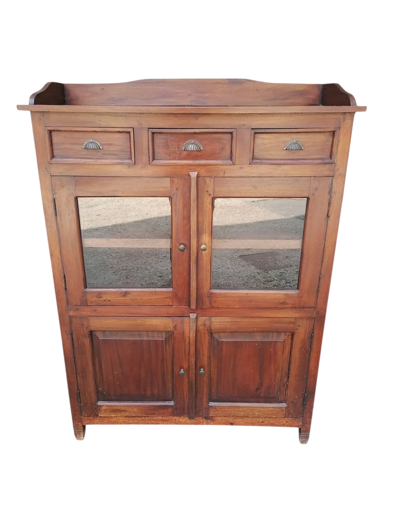 Credenza coloniale rustica in legno 9